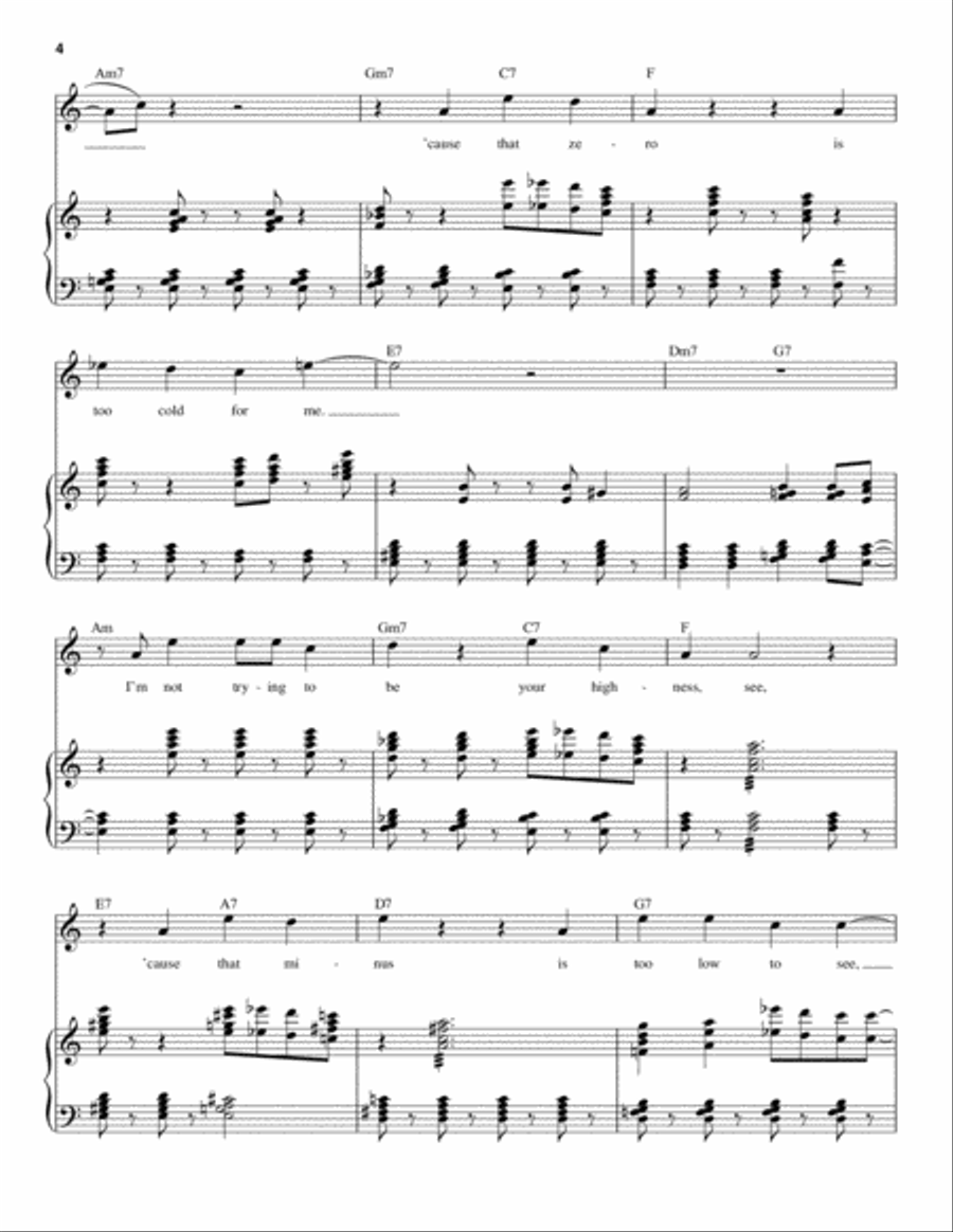 Nothing From Nothing Piano scores gallery preview page 4