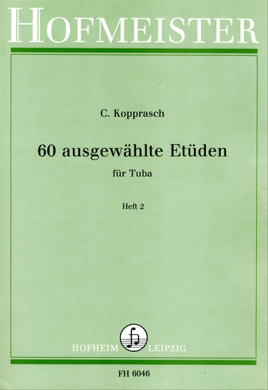 60 Etüden, Heft 2 Tuba scores gallery preview page 1