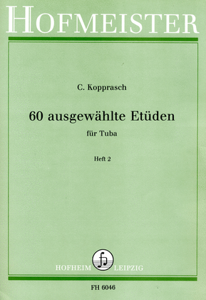 Book cover for 60 Etuden, Heft 2