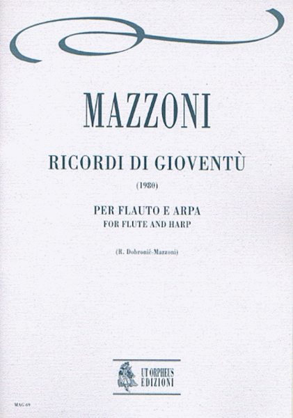 Ricordi di gioventù for Flute and Harp (1980)