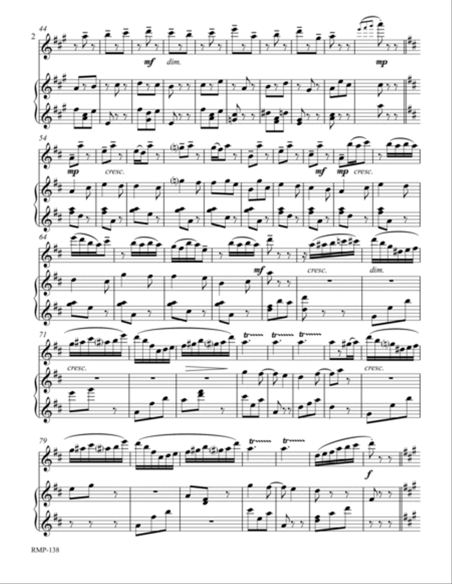 Liadov - The Musical Snuff Box, Op. 32 Piccolo scores gallery preview page 2