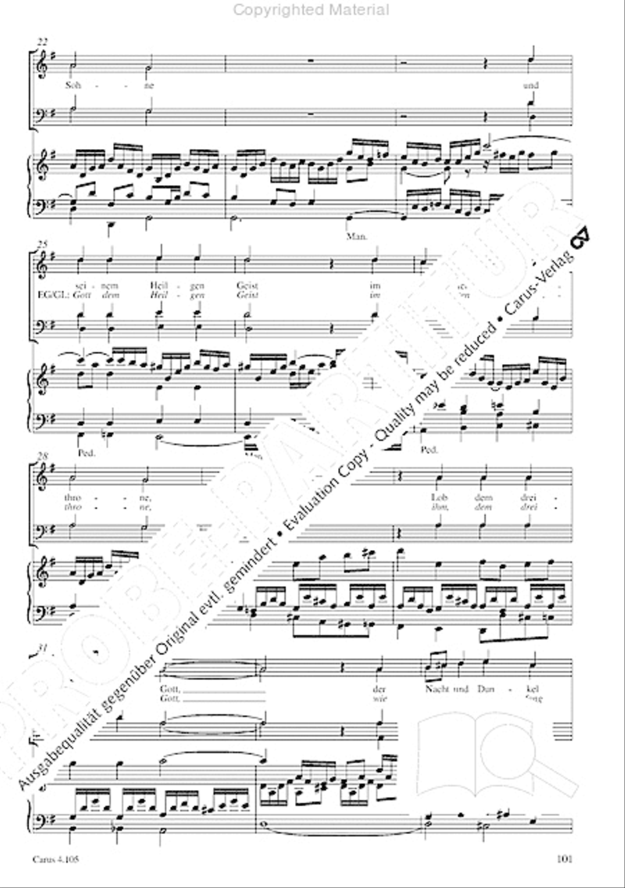 Choral collection Mendelssohn - editionchor Choir scores gallery preview page 102