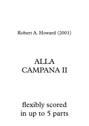 Alla Campana II - Score Only