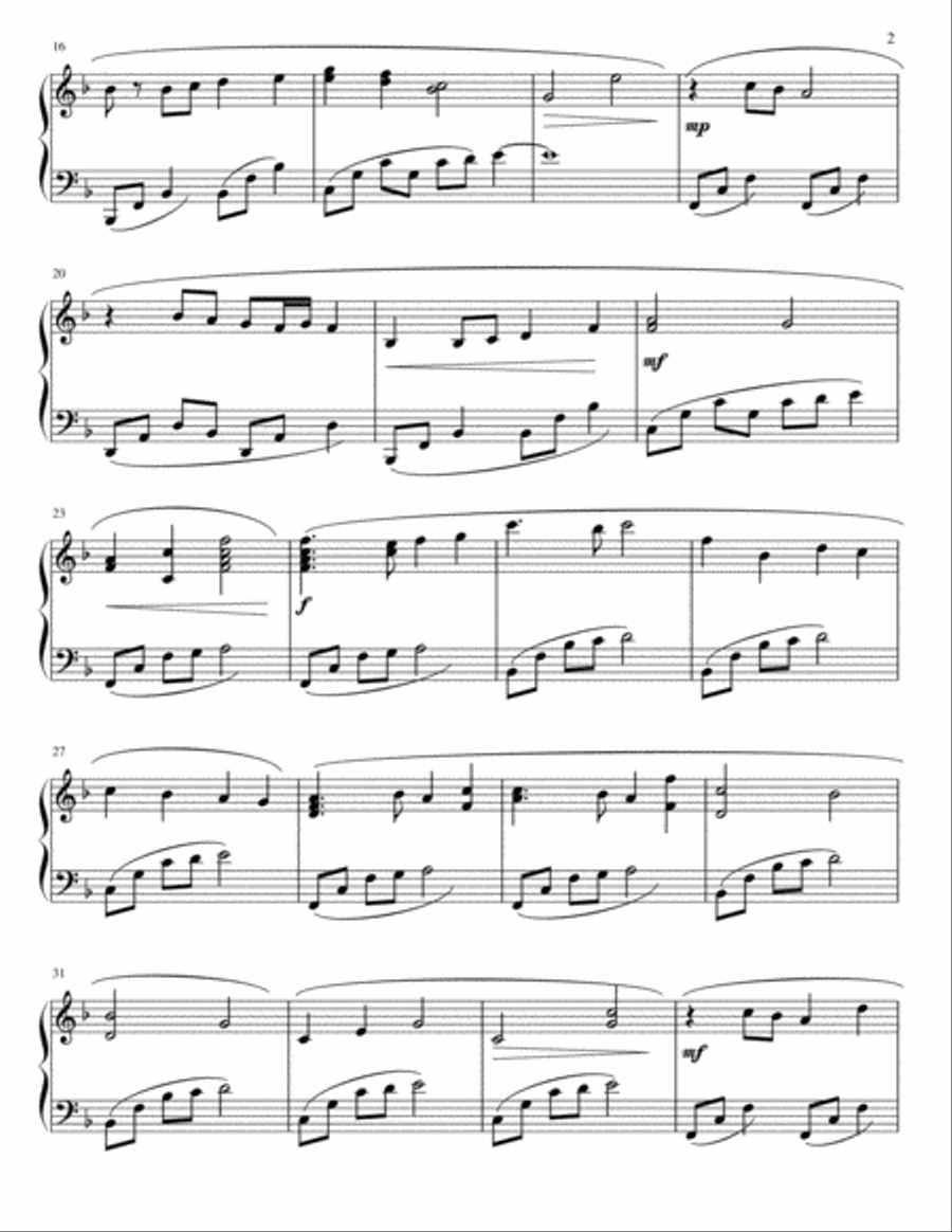 You and I Easy Piano scores gallery preview page 2