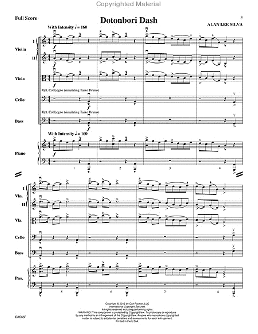 Dotonobori Dash String Orchestra scores gallery preview page 2