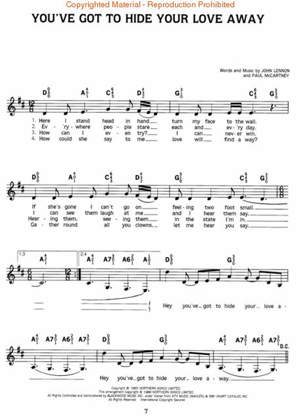 Hits of the Beatles by The Beatles Dulcimer - Sheet Music