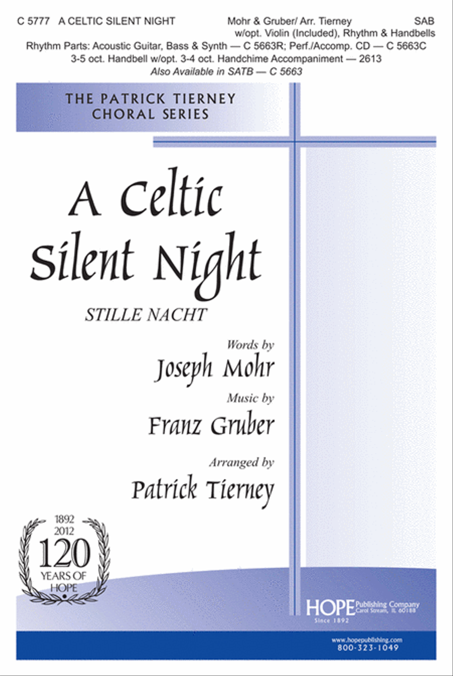 A Celtic Silent Night 3-Part scores gallery preview page 1