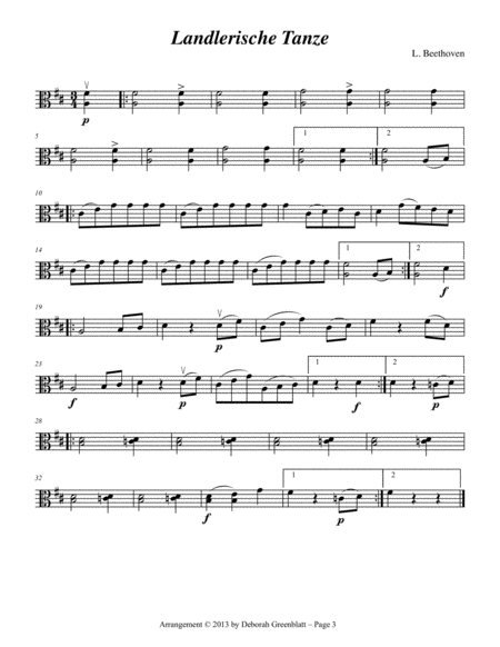 Classical Trios for Strings - Viola B