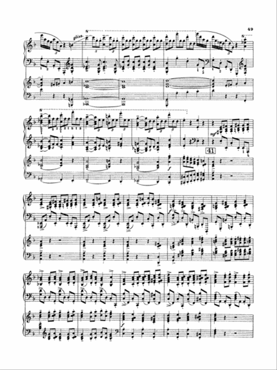 Rachmaninoff: Piano Concerto No. 3 in D Minor, Op. 30 Piano scores gallery preview page 3