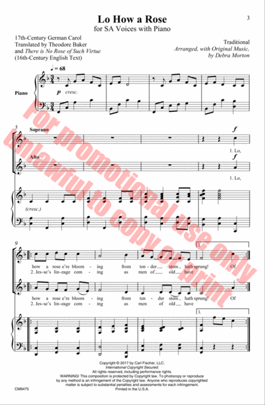 Lo How a Rose SA scores gallery preview page 4