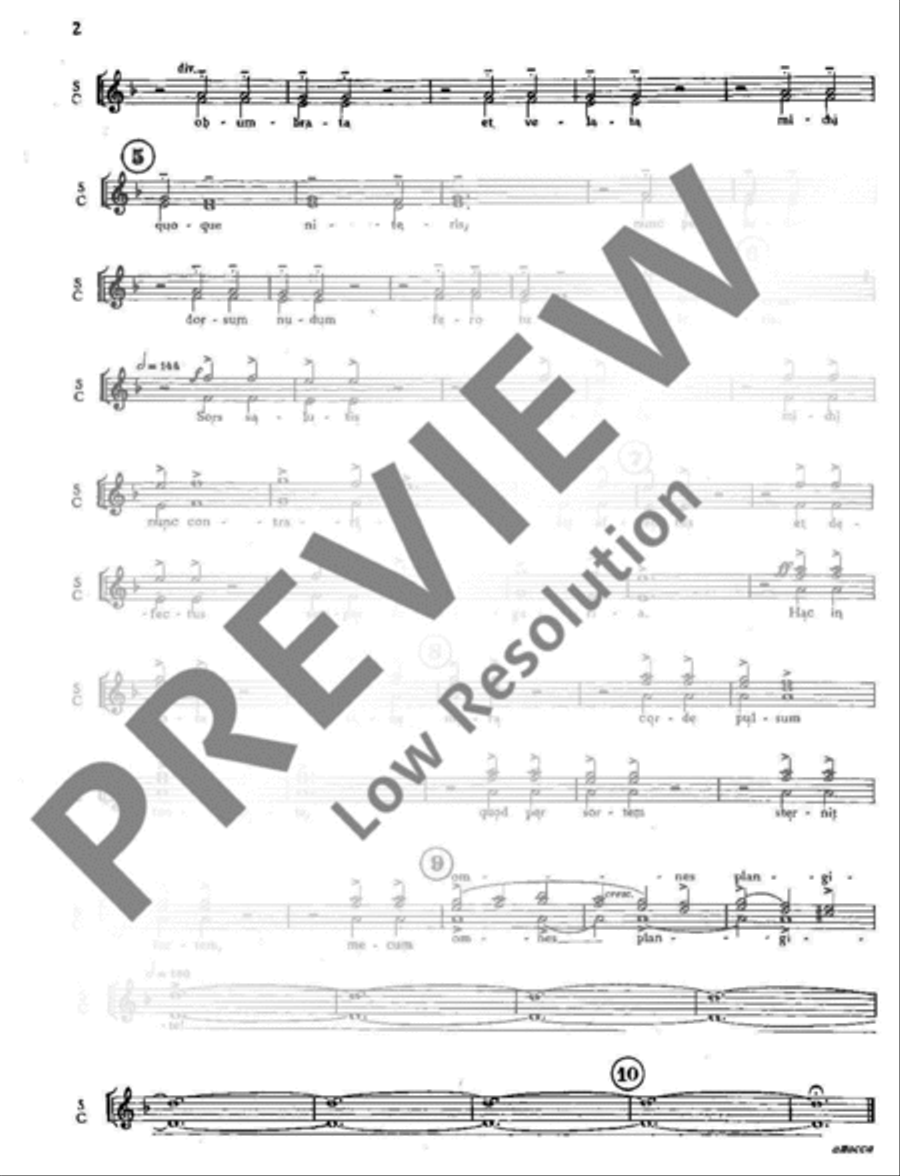 Carmina Burana Part scores gallery preview page 4