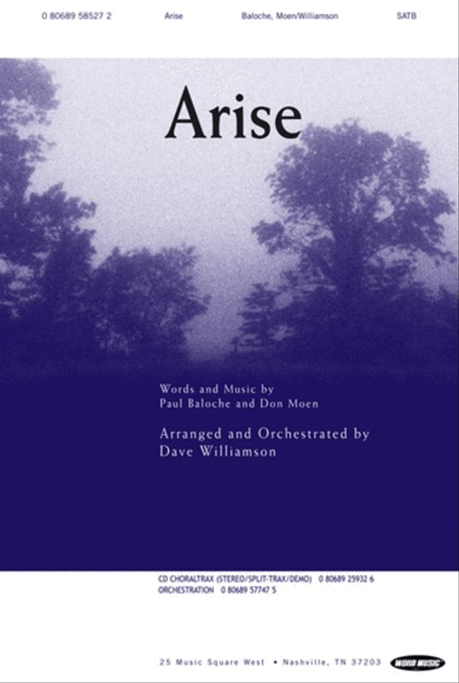 Arise - Anthem Arise - Anthem 4-Part scores gallery preview page 1