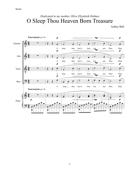O sleep Thou heaven born treasure image number null