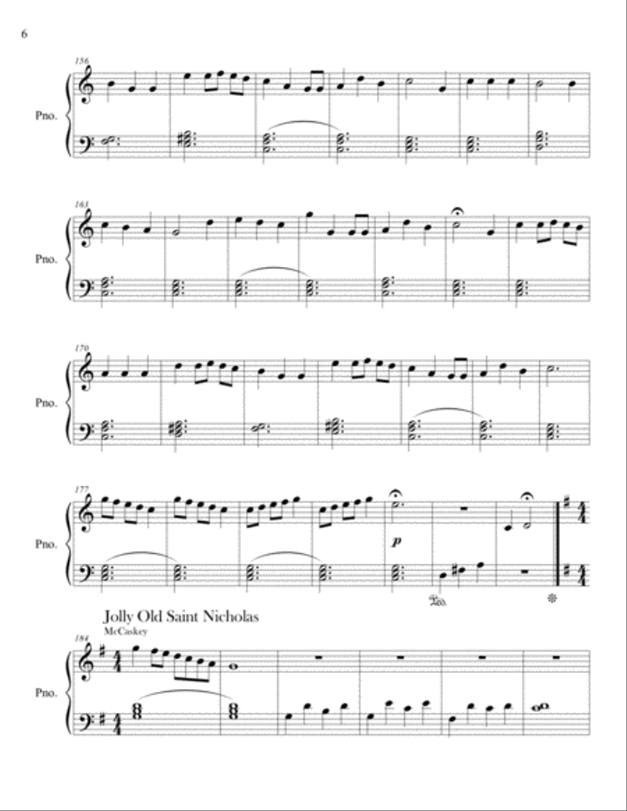 Christmas Medley (Christmas Collection, Easy Piano) & Finger Exercises Piano Method scores gallery preview page 6