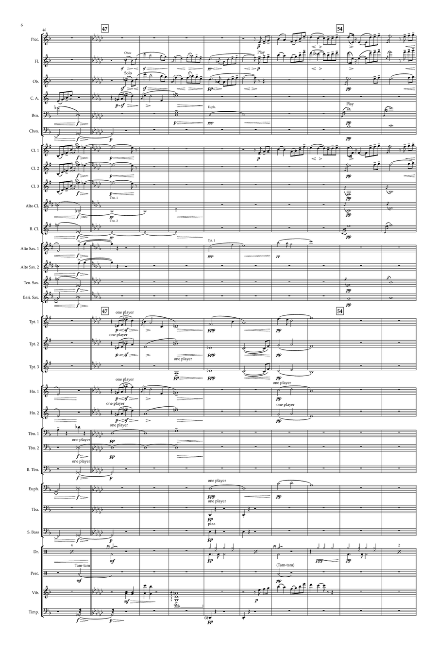 Adagietto (from Symphony No. 5) Concert Band scores gallery preview page 6