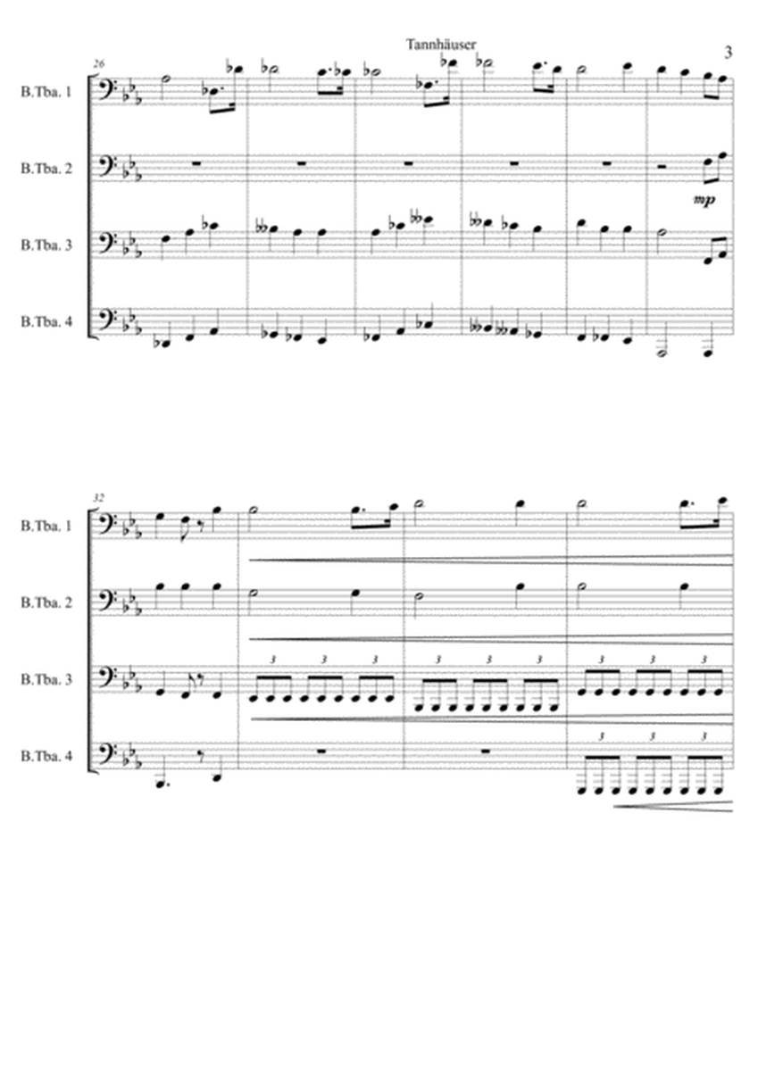 Richard Wagner - Tannhäuser (Pilgrim's Chorus) - Tuba Quartet image number null