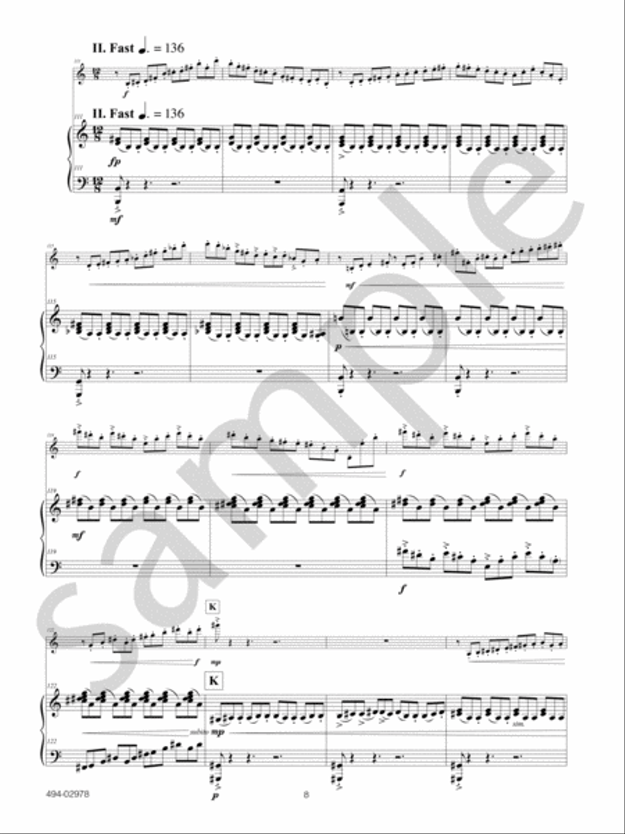 Chamber Concerto Violin Solo scores gallery preview page 11