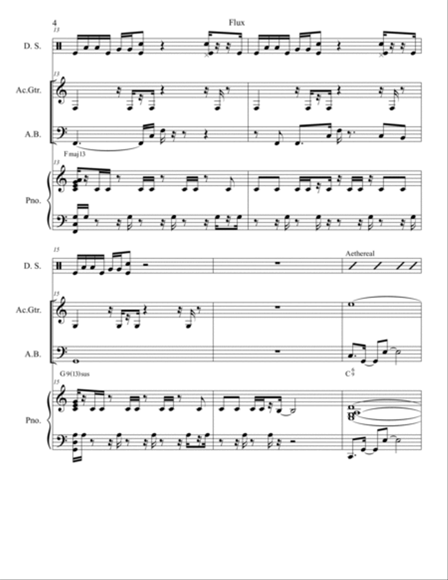 Flux Jazz Ensemble scores gallery preview page 4