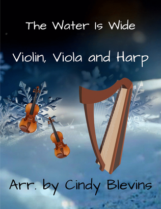 Book cover for The Water Is Wide, for Violin, Viola and Harp