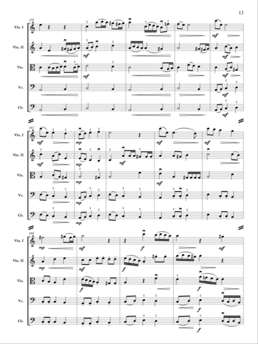 The Bells of St. Genevieve Orchestra scores gallery preview page 14