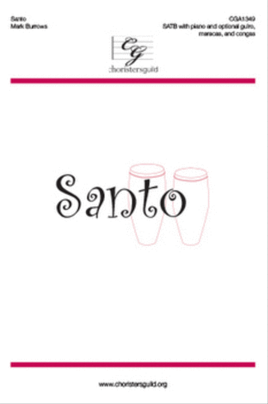 Santo Percussion Reproducible Instrumental Parts Percussion scores gallery preview page 1