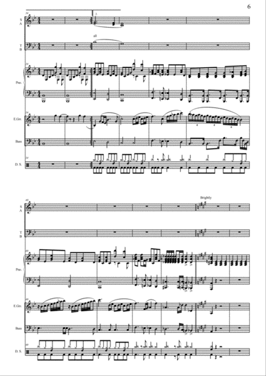 Bohemian Rhapsody Choir scores gallery preview page 6