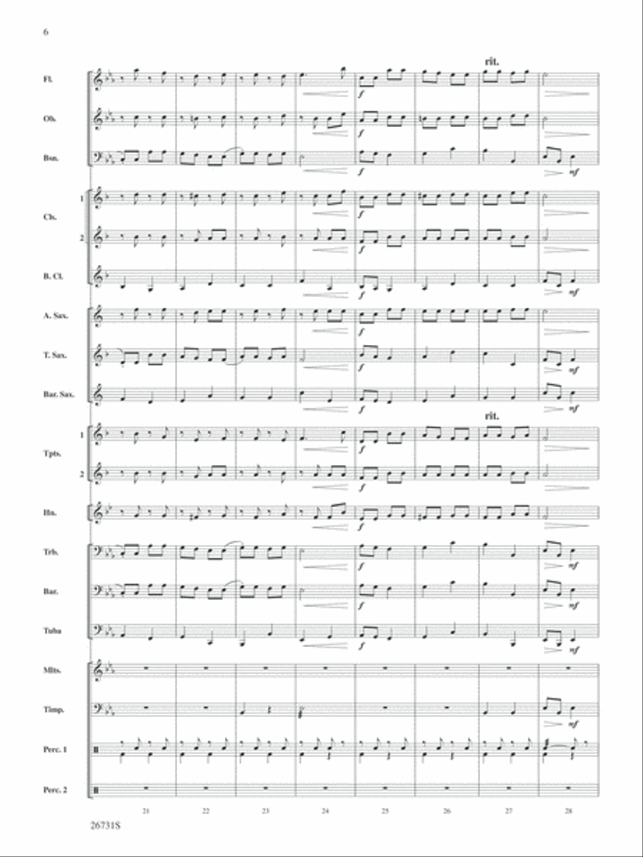Christmastime in Russia: Score Concert Band scores gallery preview page 6