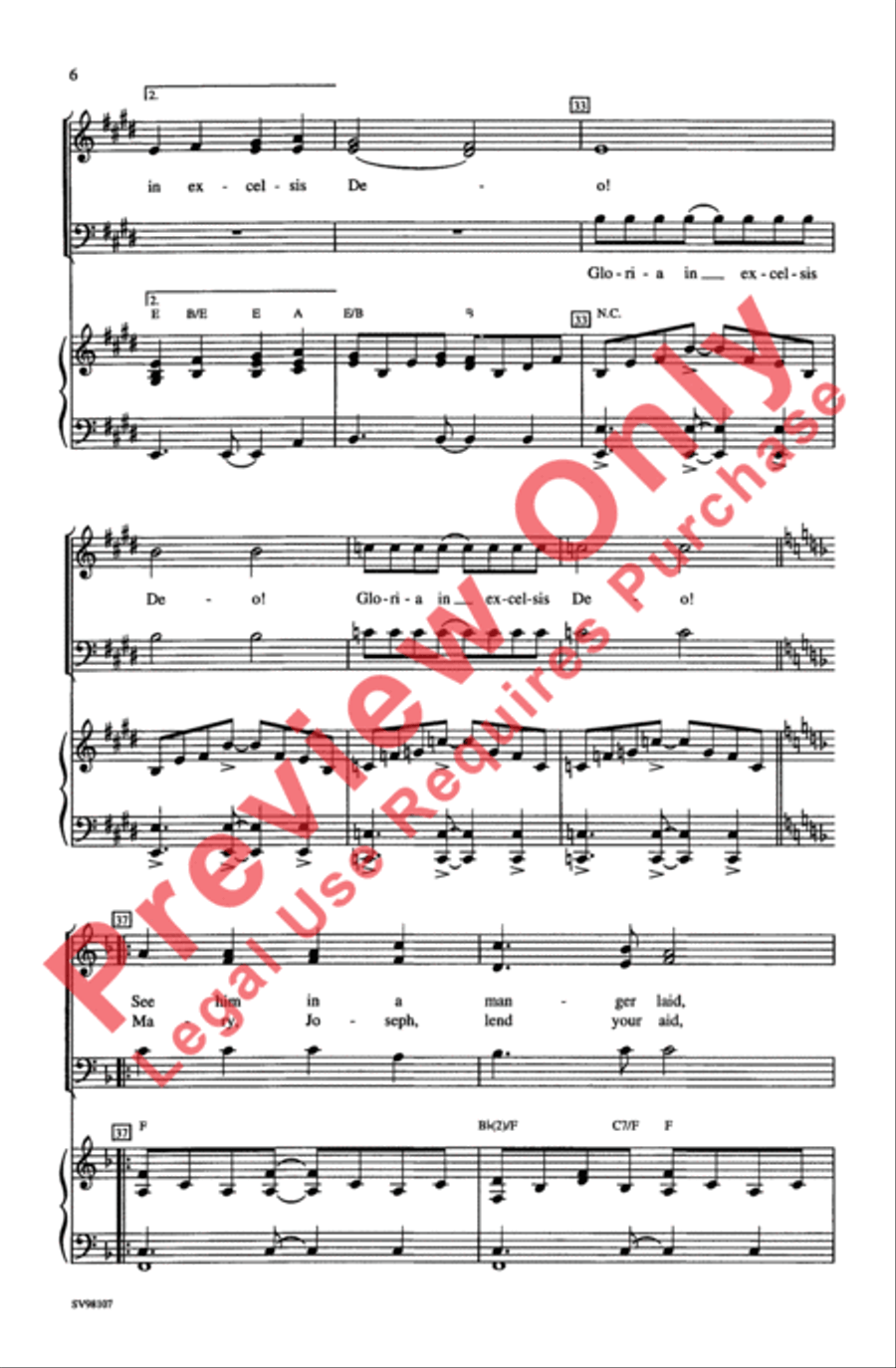 African Gloria African Gloria 3-Part scores gallery preview page 6