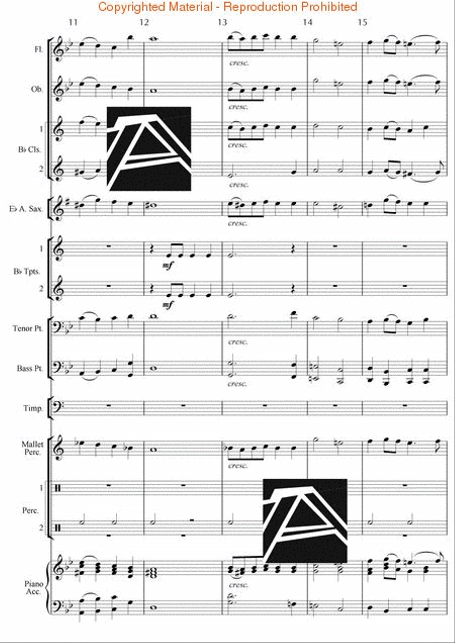 Jazz Suite No. 2 – Dance I Concert Band scores gallery preview page 4