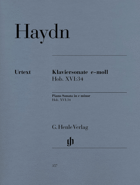 Haydn, Joseph: Piano sonata E minor Hob. XVI: 34