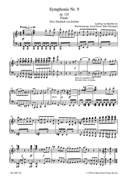 Symphony no. 9 in D minor, op. 125