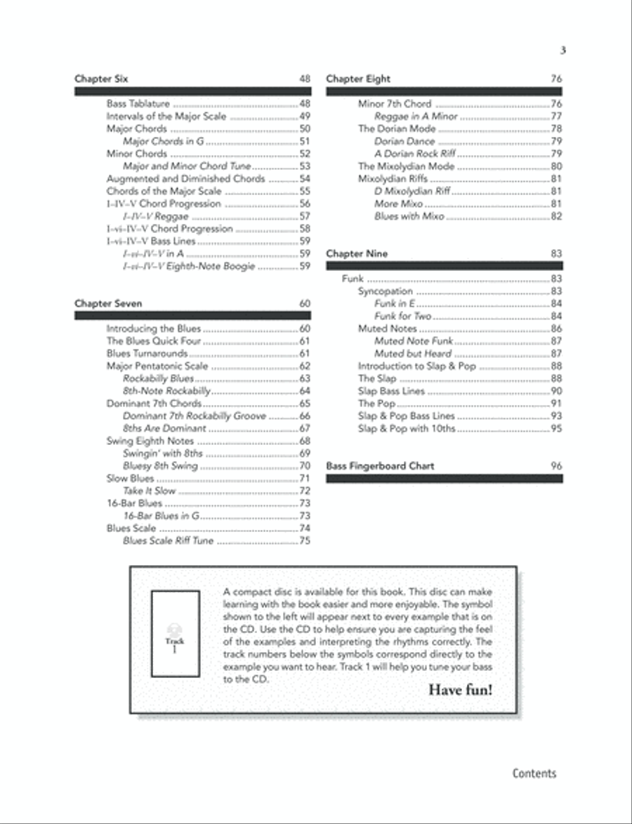 Beginning Bass for Adults Bass Guitar scores gallery preview page 3