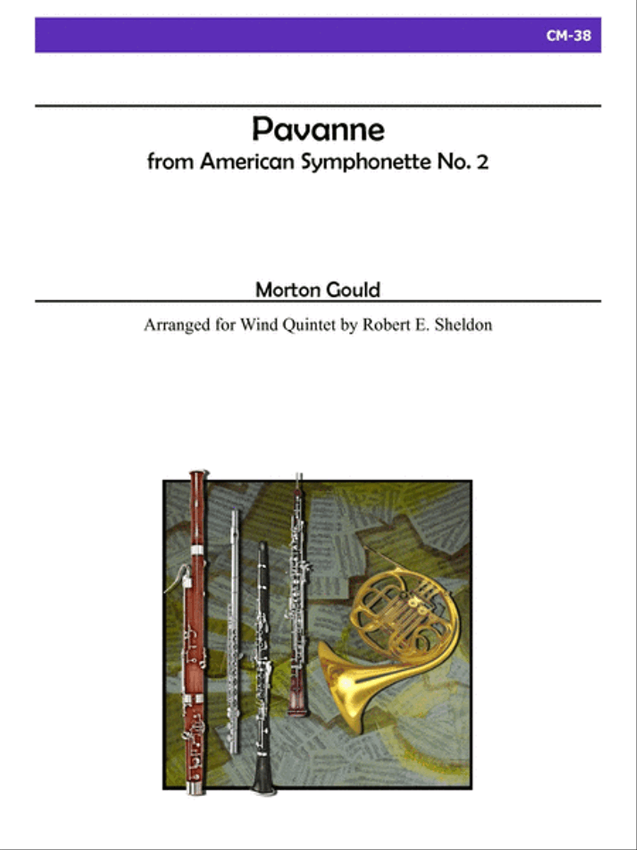 Pavanne from American Symphonette No. 2 for Wind Quintet Woodwind Quintet scores gallery preview page 1