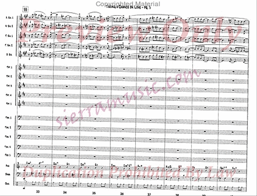 Taking A Chance On Love Taking A Chance On Love Jazz Ensemble scores gallery preview page 6