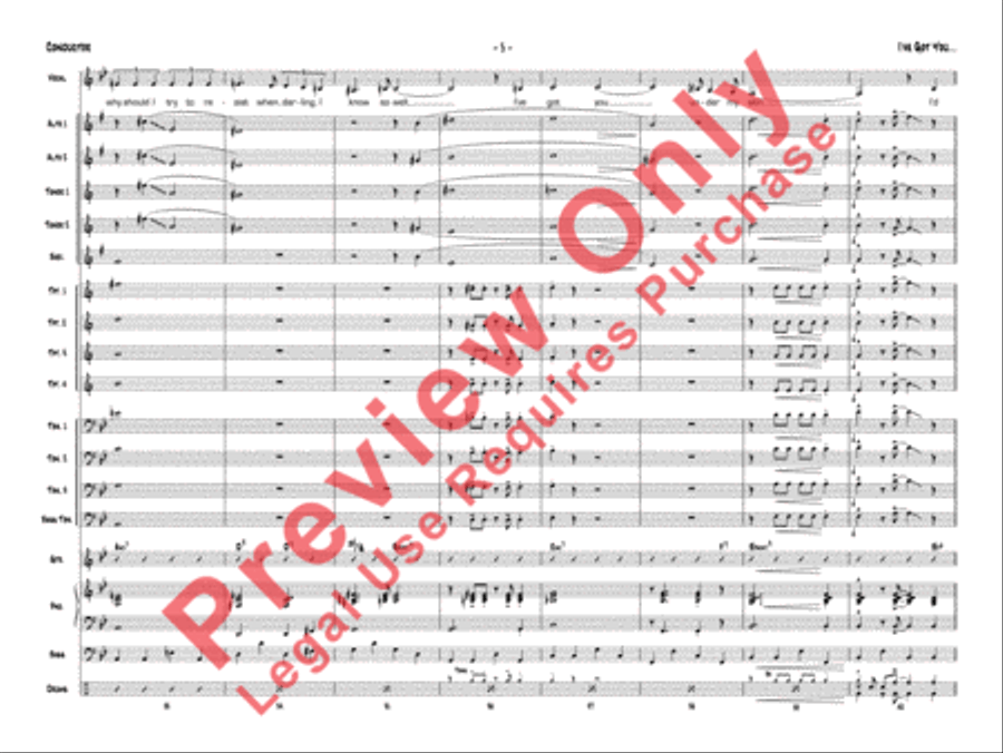 I've Got You Under My Skin Jazz Ensemble scores gallery preview page 22