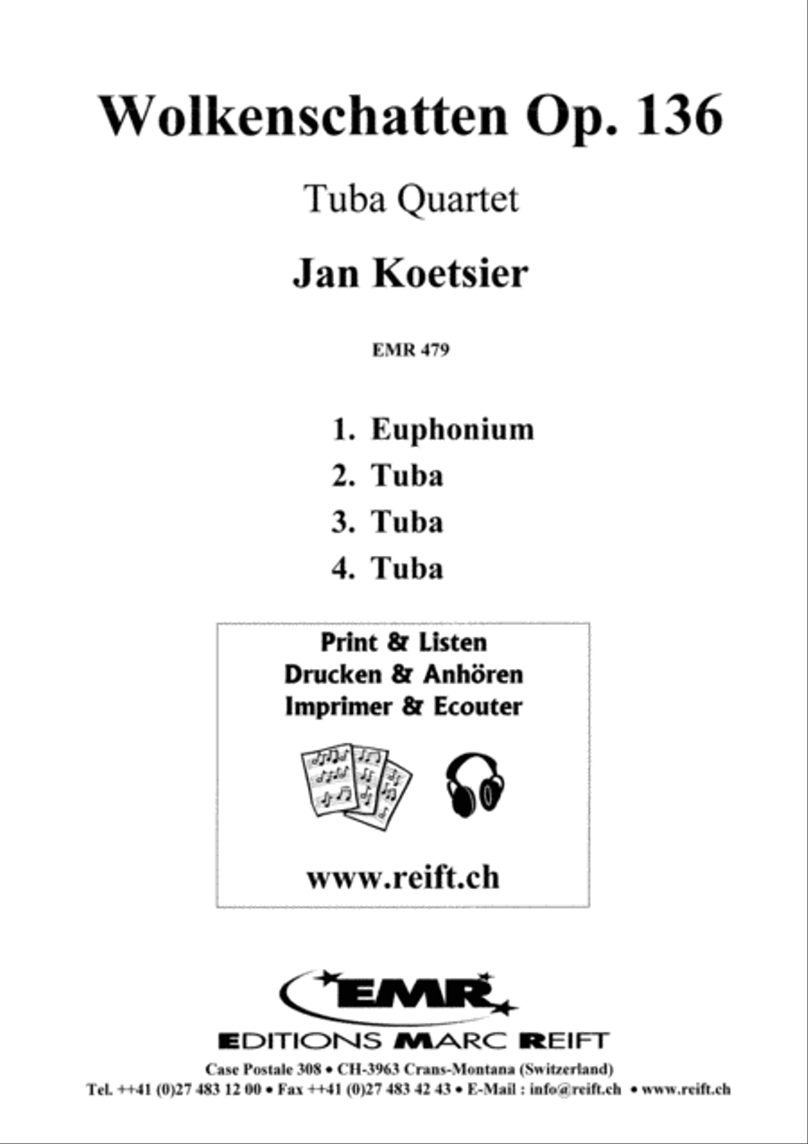 Wolkenschatten Wolkenschatten Tuba Quartet scores gallery preview page 2