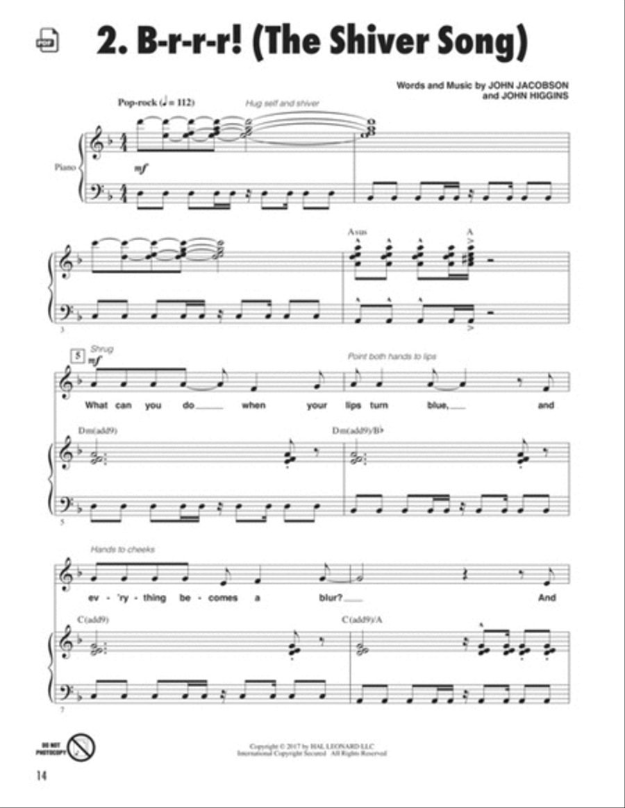On with the Snow! Choir scores gallery preview page 3