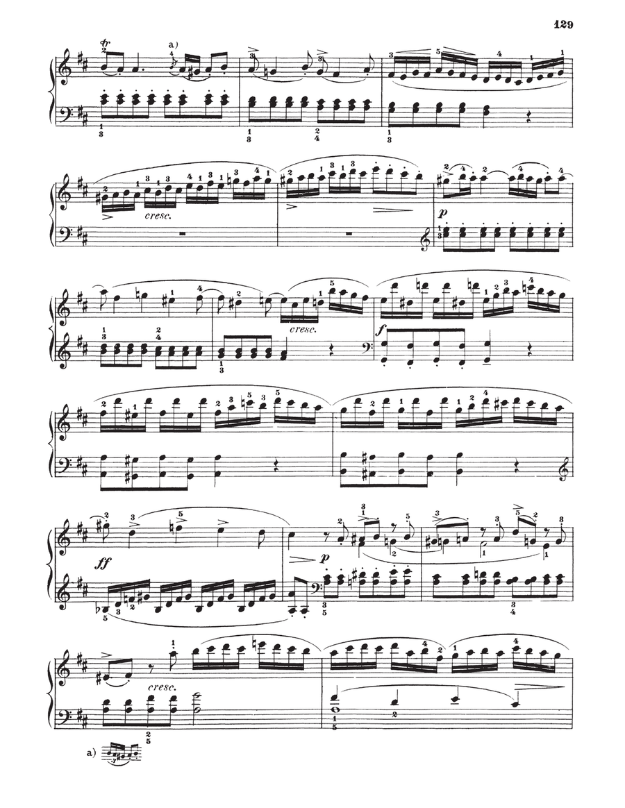 Sonata In D Major, K. 284 Piano Solo scores gallery preview page 6