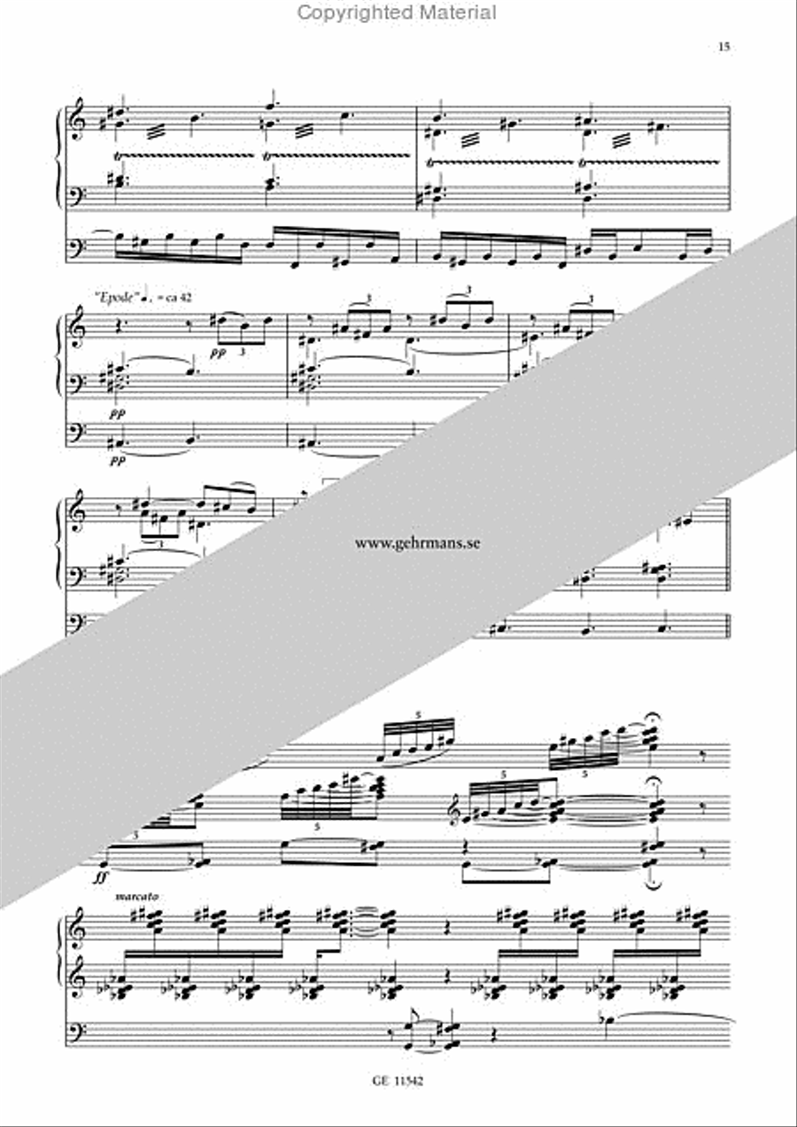 Tragoedia Organ scores gallery preview page 16