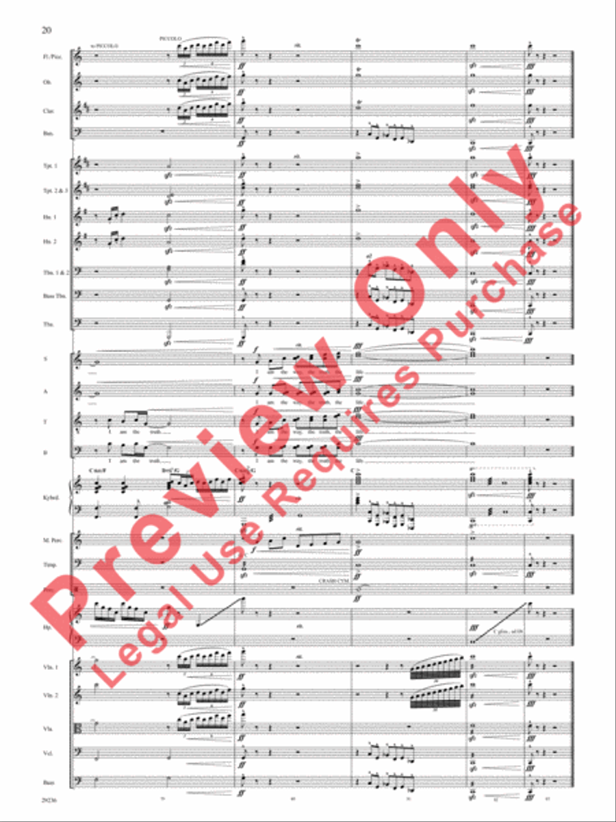 I Am I Am Choir scores gallery preview page 21