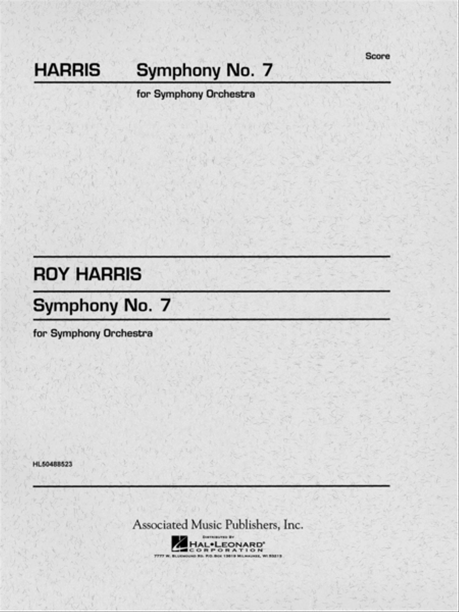 Symphony No. 7 Orchestra scores gallery preview page 1