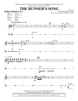 The Runner's Song - Percussion 1 & 2