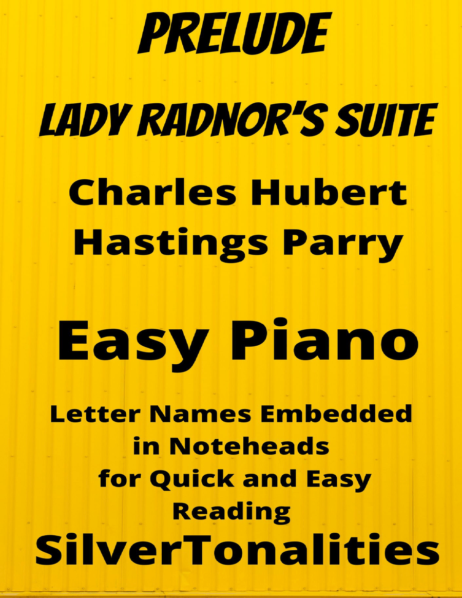 Prelude Lady Radnor's Suite Easy Piano Sheet Music Piano Method scores gallery preview page 1