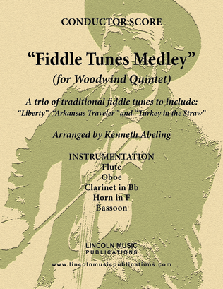 Book cover for Fiddle Tunes Medley (for Woodwind Quintet)