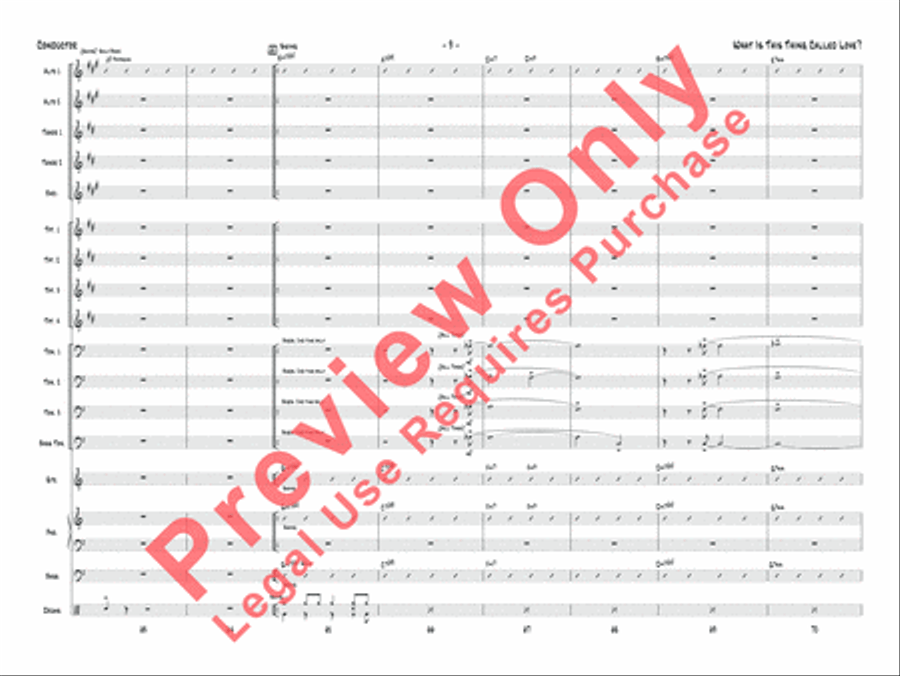 What Is This Thing Called Love? (from Wake Up and Dream) Jazz Ensemble scores gallery preview page 10