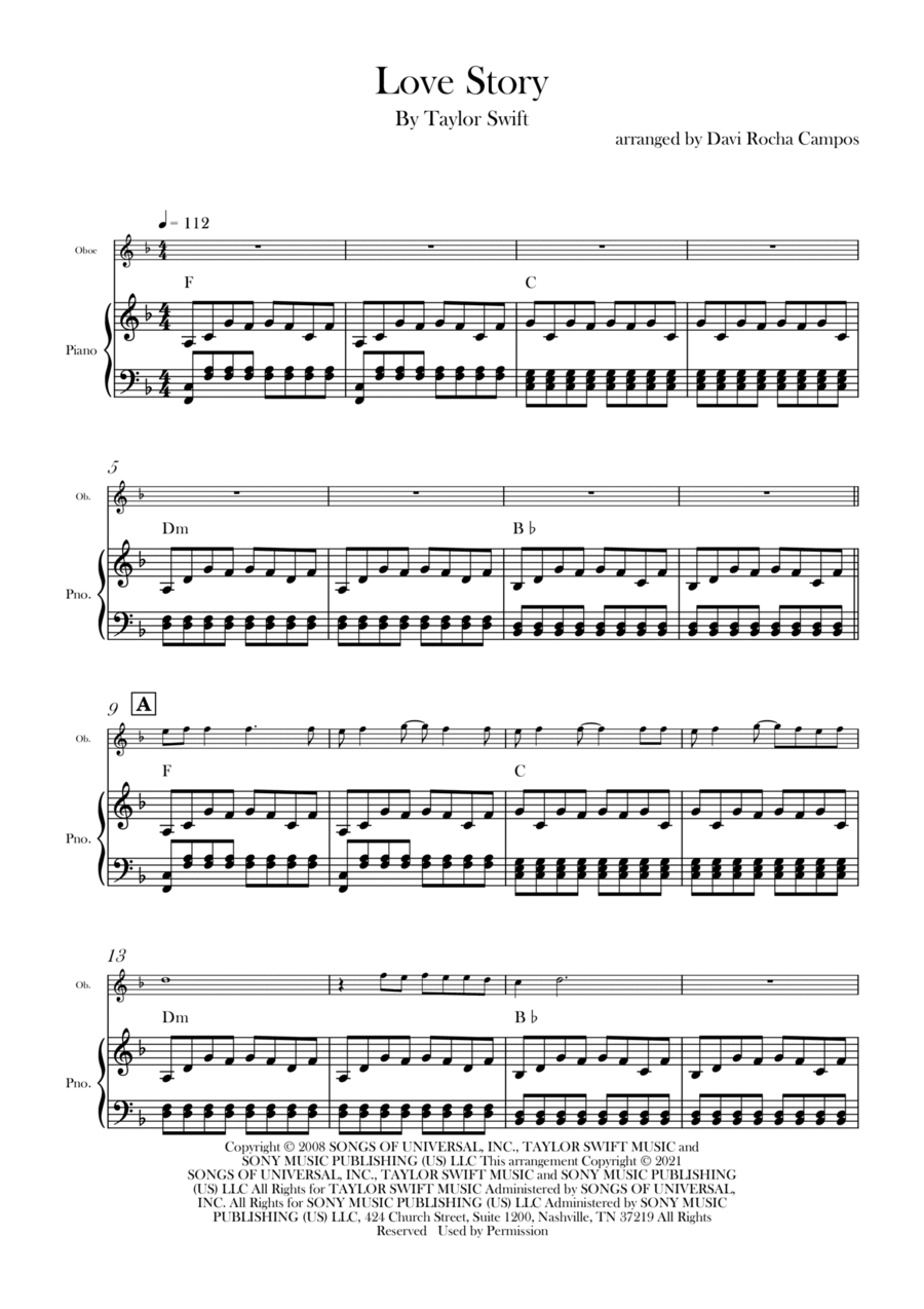 Love Story Love Story Piano scores gallery preview page 1