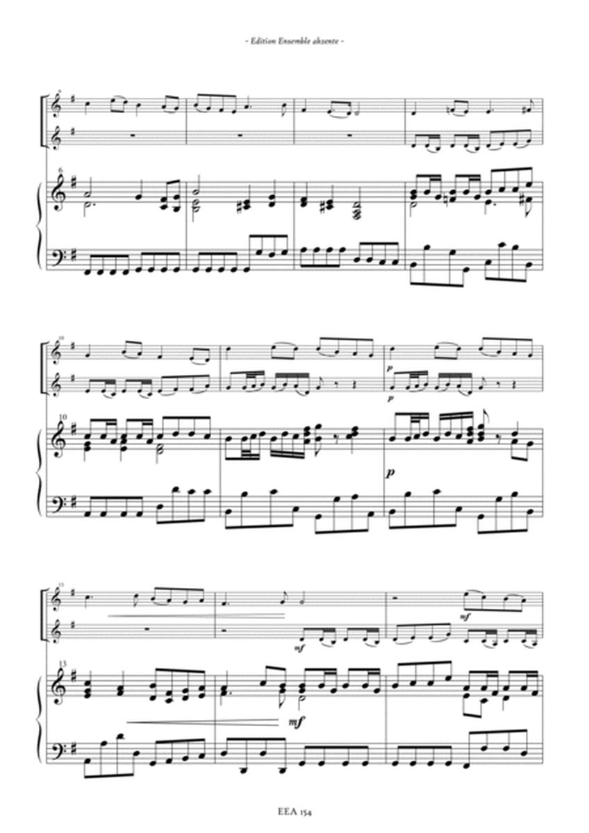 Sheep may graze safely BWV 208 - arrangement for two trumpets and organ