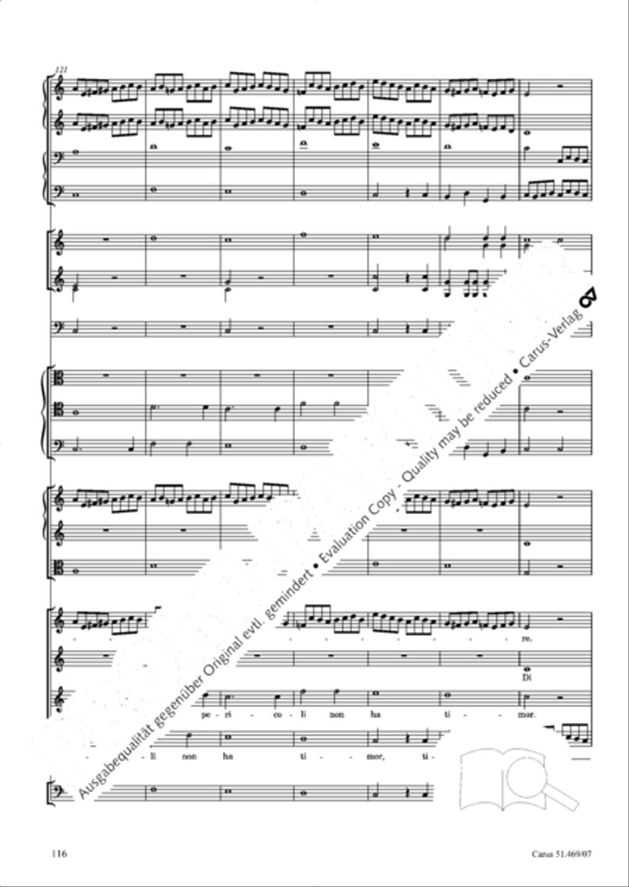 Davide penitente 4-Part scores gallery preview page 129