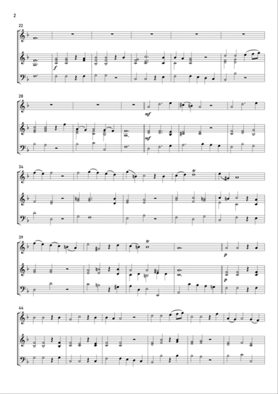 Lascia ch'io pianga Violin Solo scores gallery preview page 2