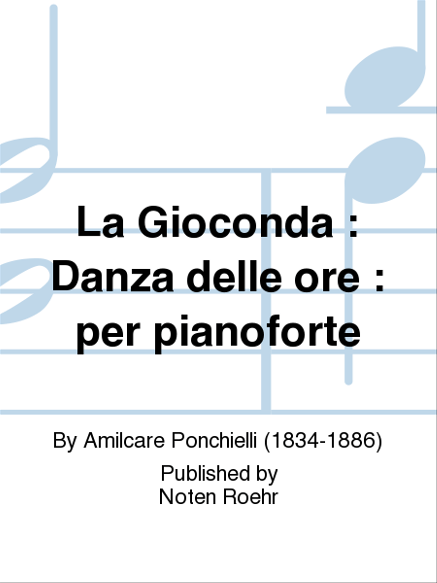La Gioconda La Gioconda Piano Solo scores gallery preview page 1